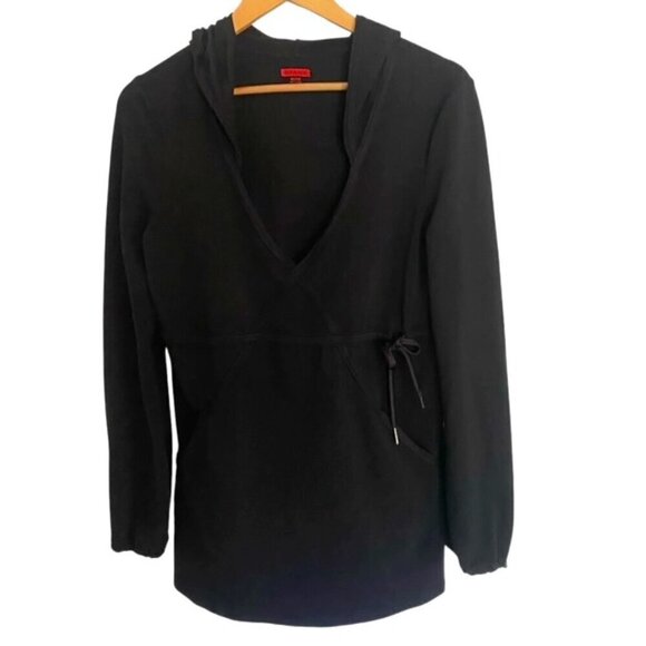 Spanx Cinch-It Waist Black Hoodie Medium - Picture 1 of 2